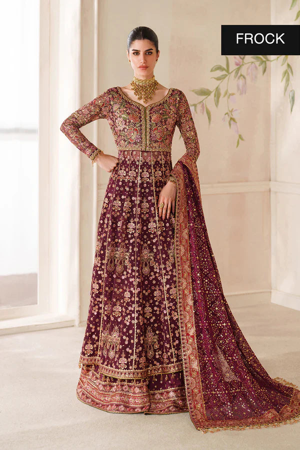 EMBROIDERED CHIFFON CH14-05
