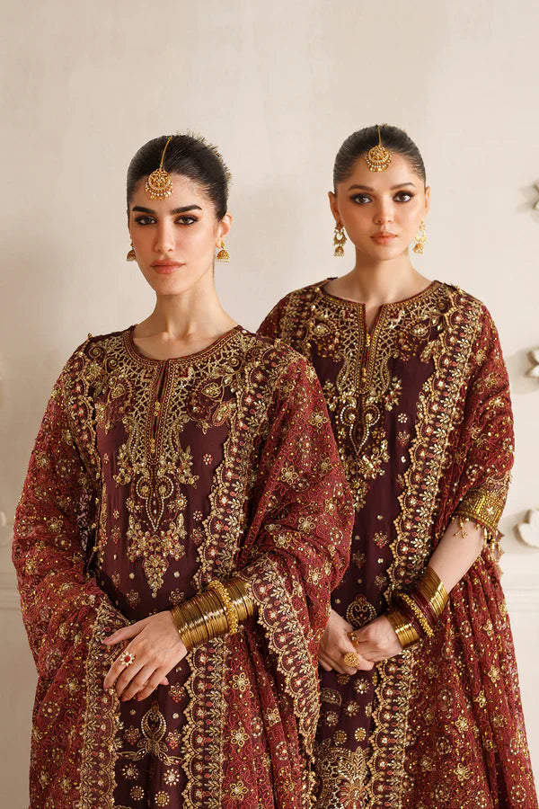 EMBROIDERED CHIFFON CH14-07