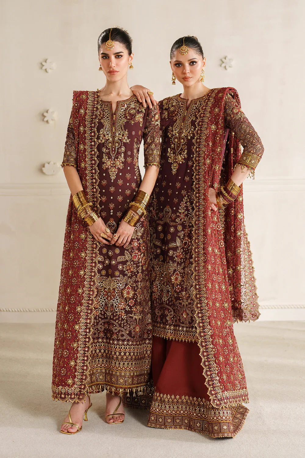 EMBROIDERED CHIFFON CH14-07