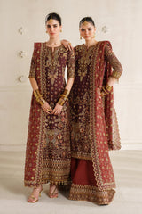 EMBROIDERED CHIFFON CH14-07