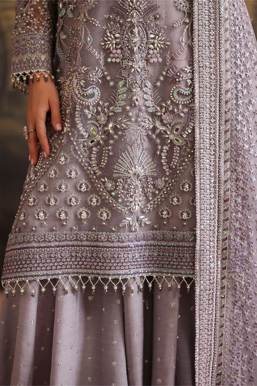 Baroque - Embroidered Net UF-4379