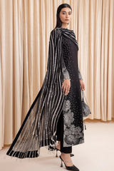 Jazmin - Embroidered Raw Silk UR-7001