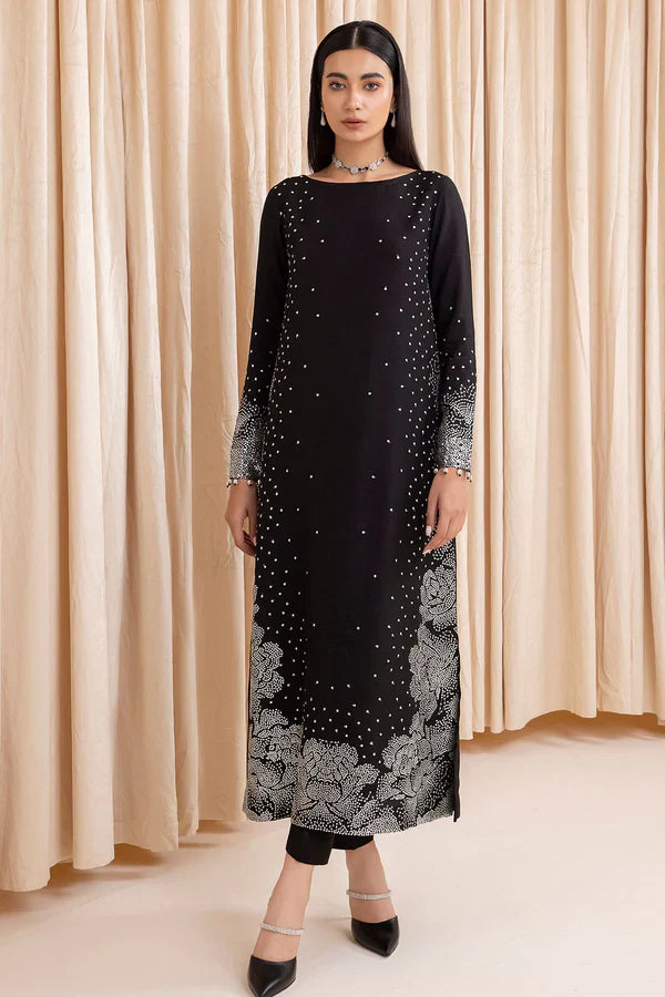 Jazmin - Embroidered Raw Silk UR-7001