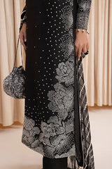 Jazmin - Embroidered Raw Silk UR-7001