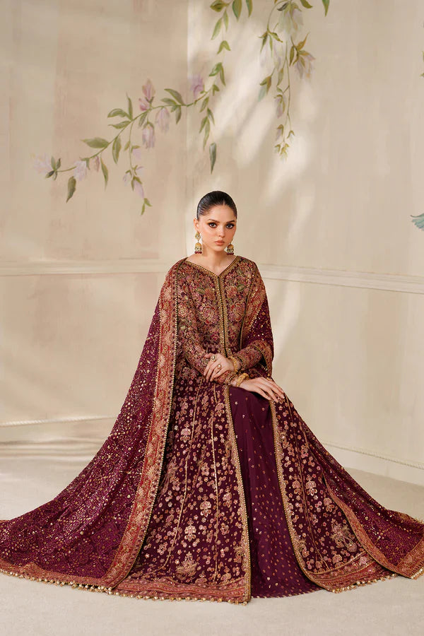 EMBROIDERED CHIFFON CH14-05