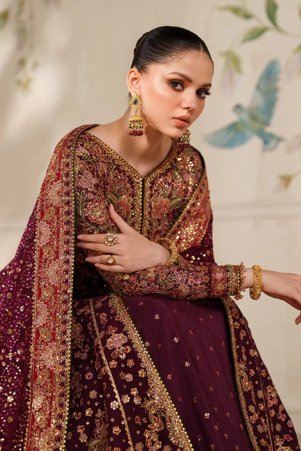 EMBROIDERED CHIFFON CH14-05