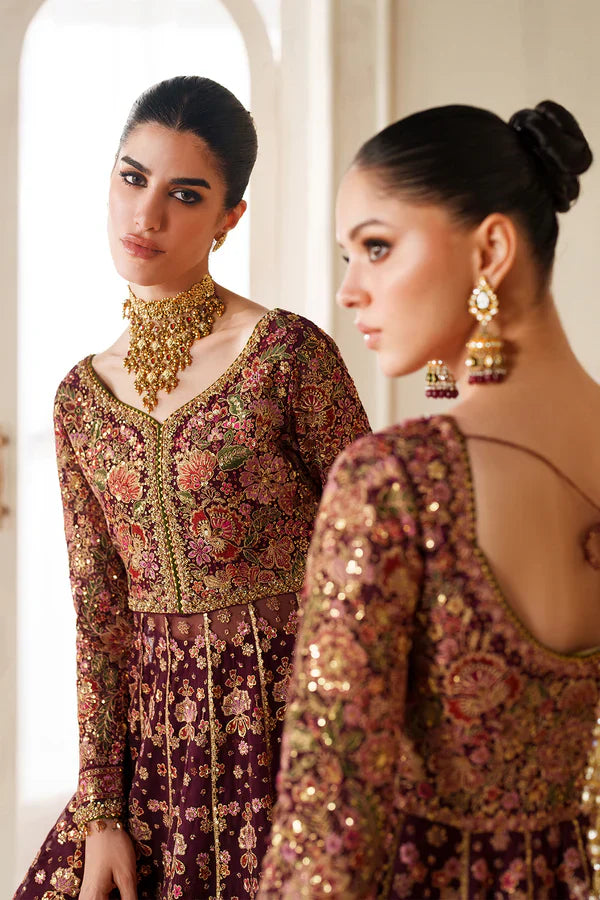 EMBROIDERED CHIFFON CH14-05