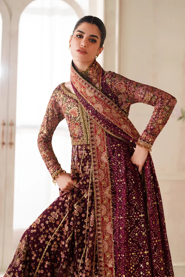 EMBROIDERED CHIFFON CH14-05