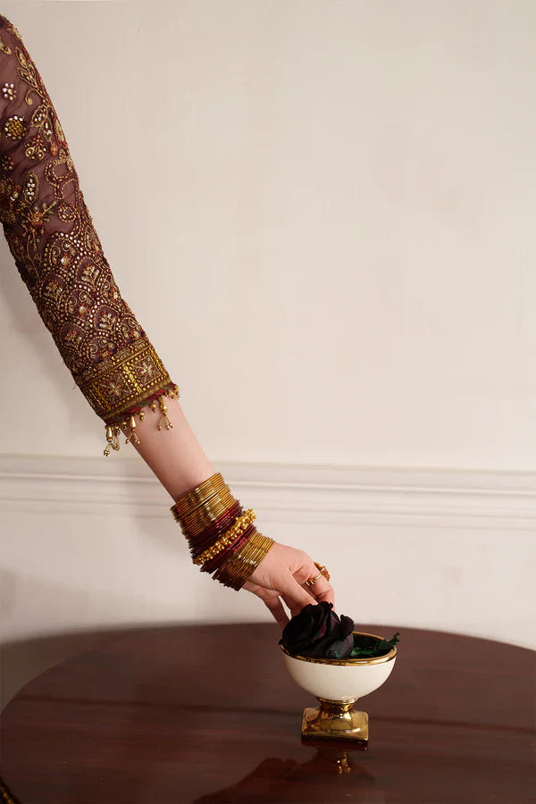 EMBROIDERED CHIFFON CH14-07