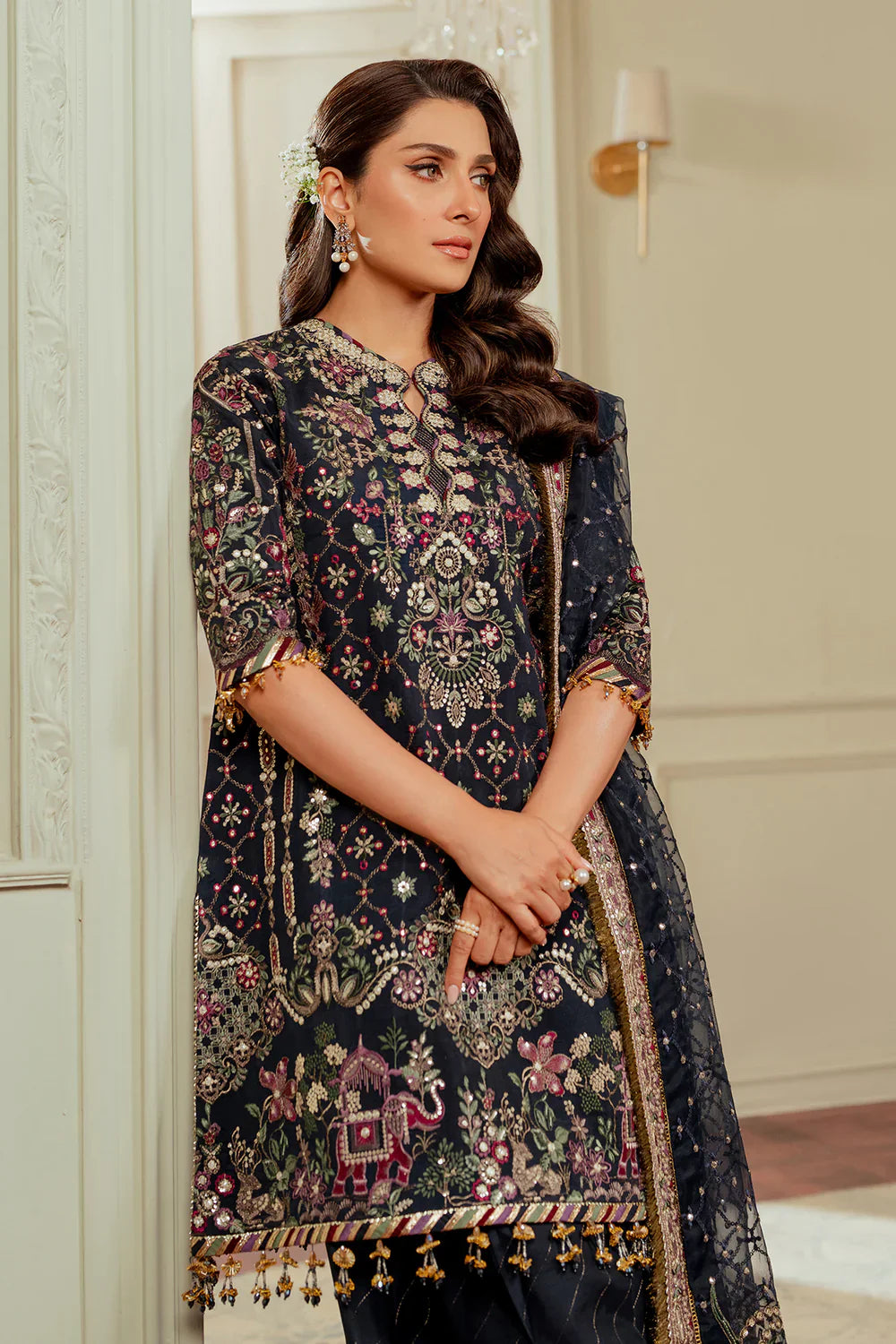 EMBROIDERED SILK CH13-07