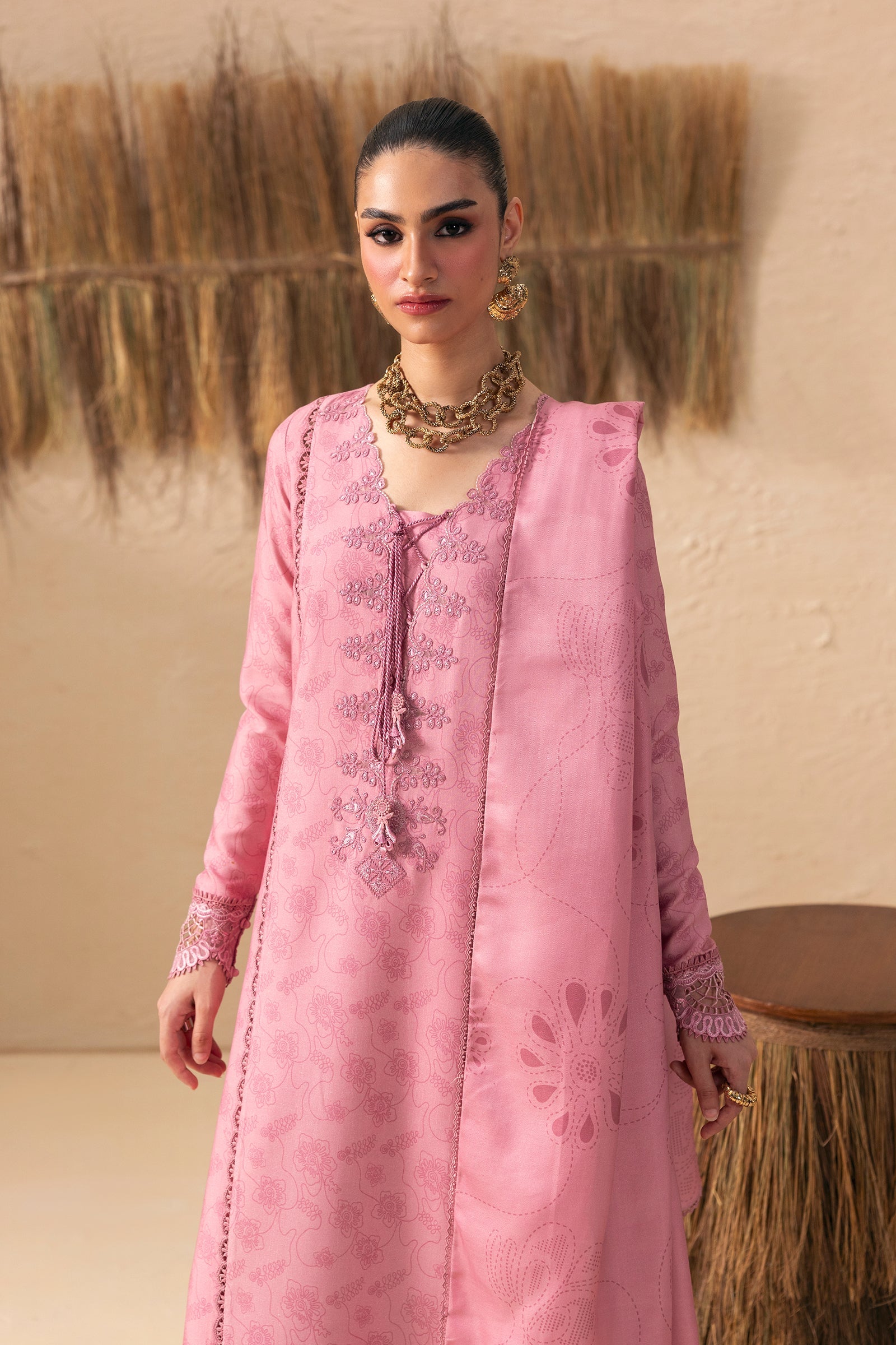 Qalamkar - QPrints Winter '26 - Linen - QPW-07 (A) Seema