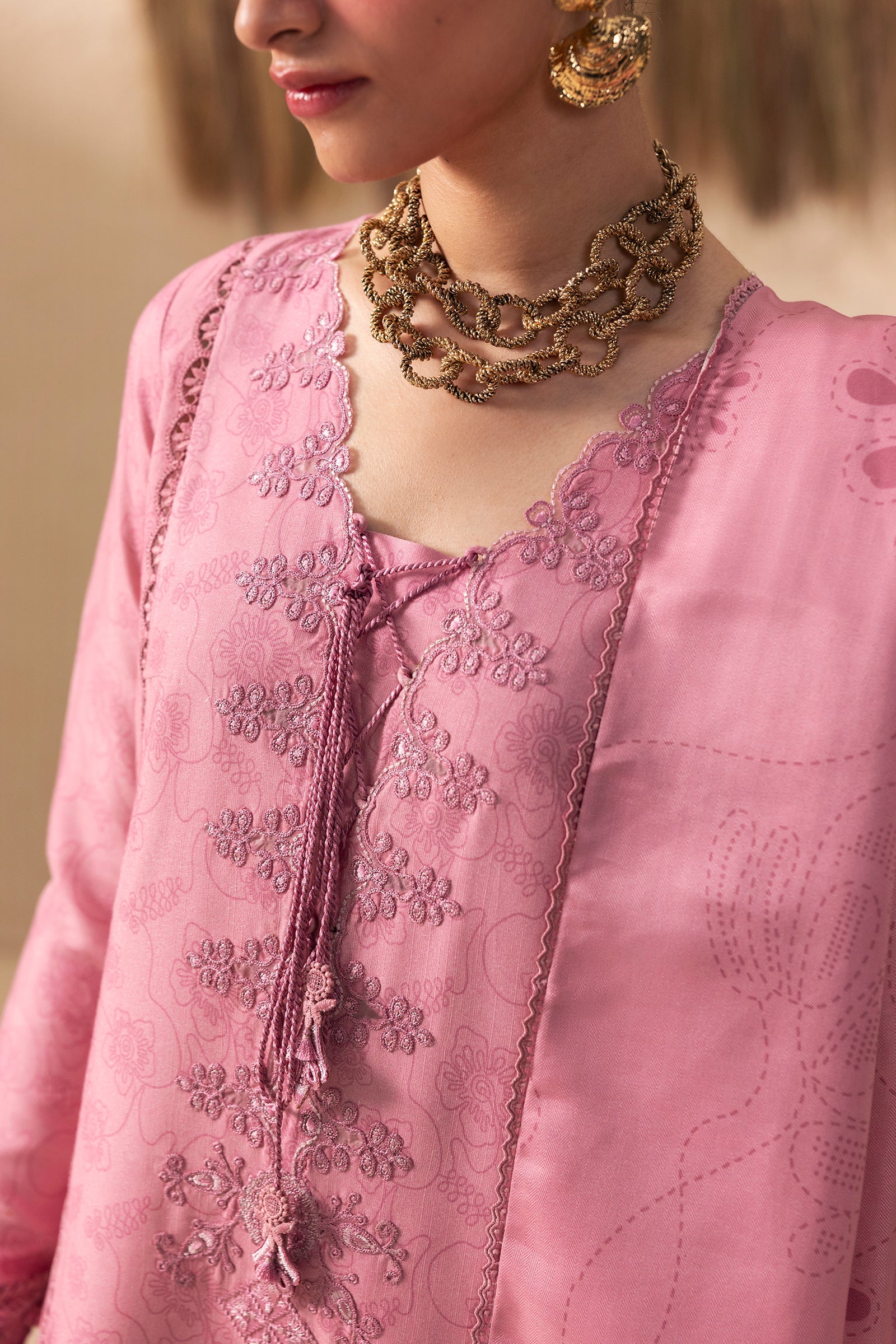 Qalamkar - QPrints Winter '26 - Linen - QPW-07 (A) Seema