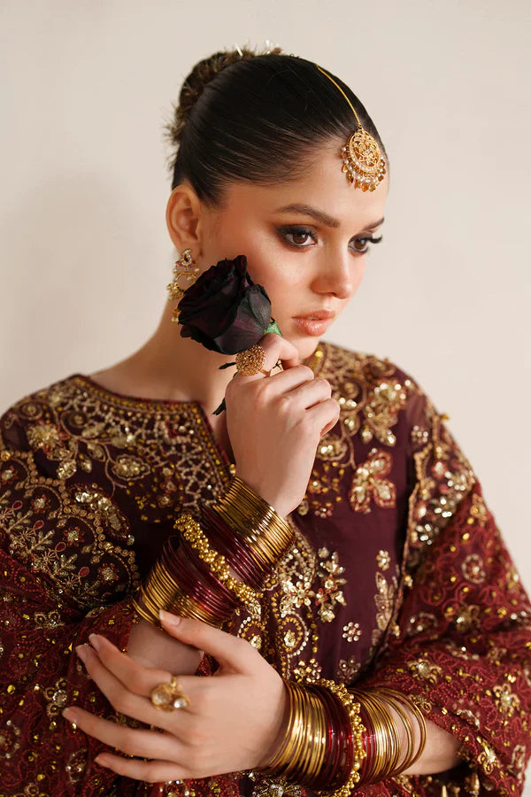 EMBROIDERED CHIFFON CH14-07