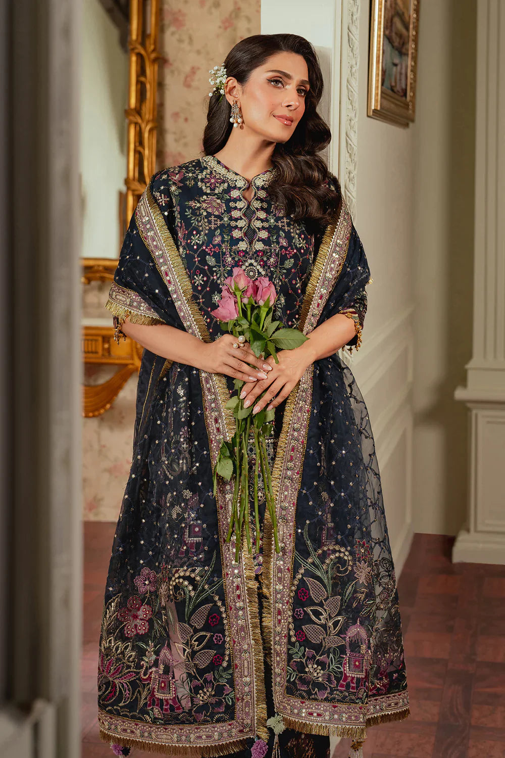 EMBROIDERED SILK CH13-07