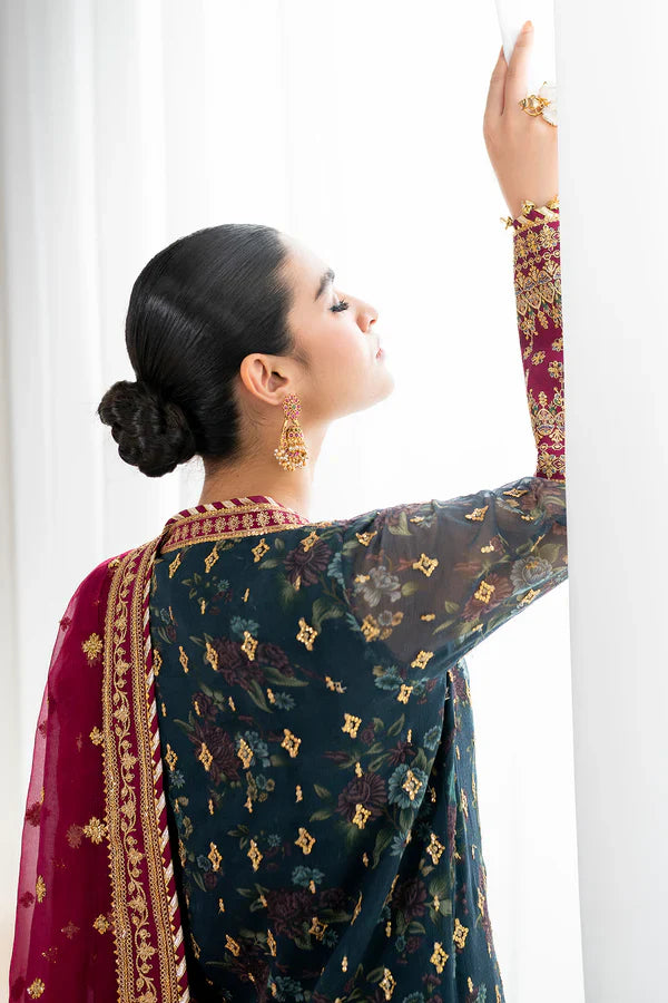 EMBROIDERED CHIFFON UF-689