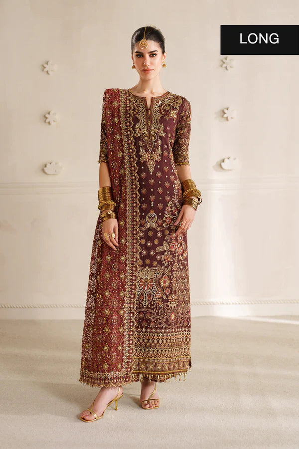 EMBROIDERED CHIFFON CH14-07