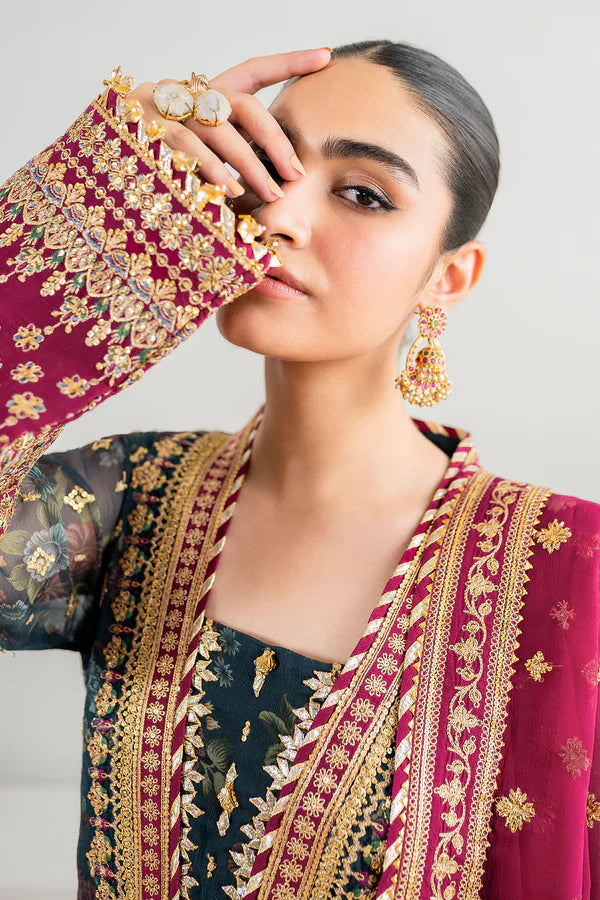 EMBROIDERED CHIFFON UF-689