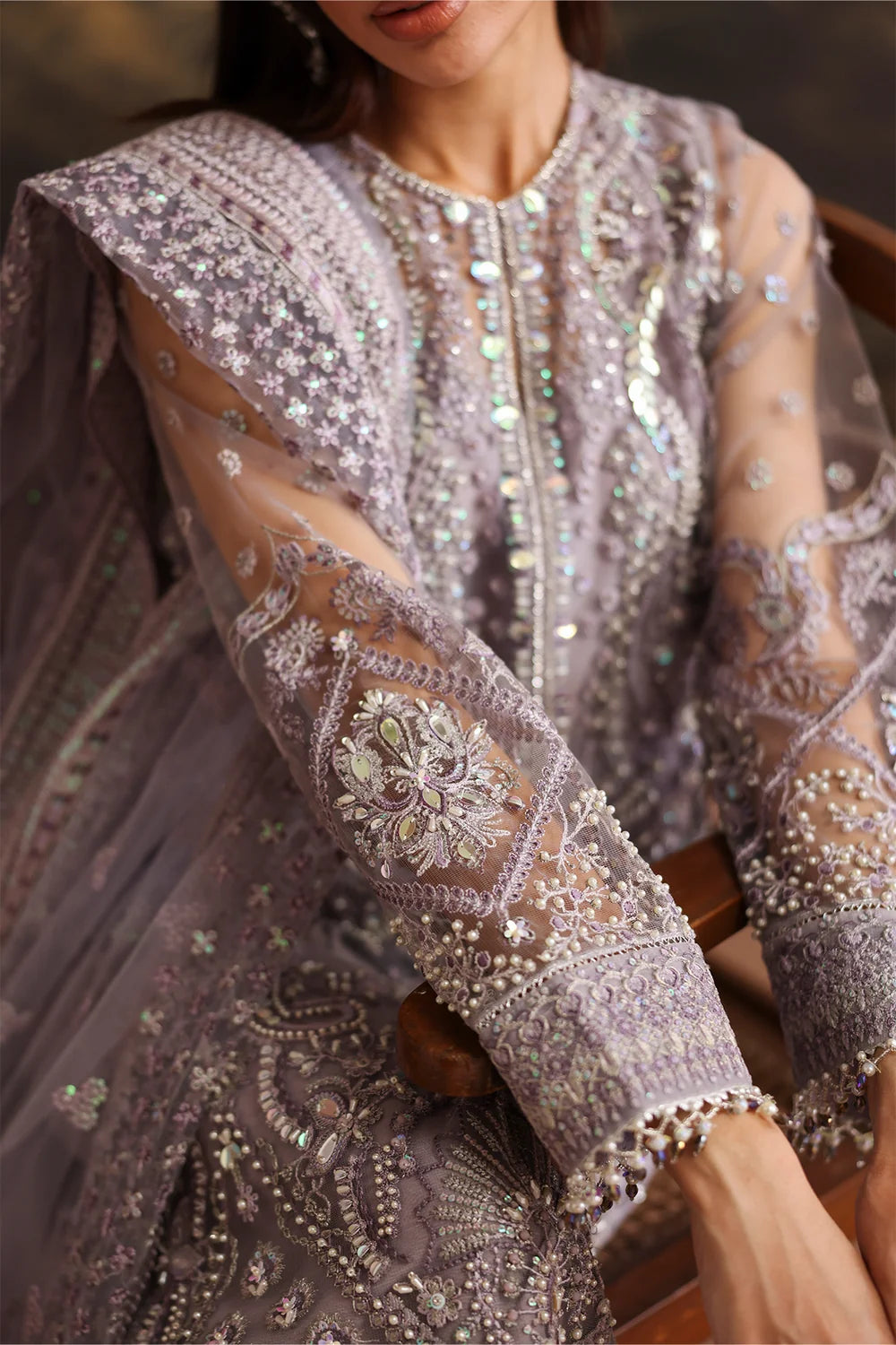 Baroque - Embroidered Net UF-4379