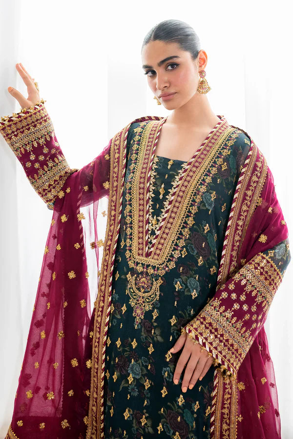 EMBROIDERED CHIFFON UF-689