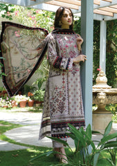 Meerak - Summer Wine - Print Embroidered Lawn - Amalfi