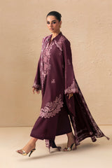 Qalamkar - QPrints Winter '26 - Linen - QPW-02 (B) Veena