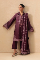Qalamkar - QPrints Winter '26 - Linen - QPW-02 (B) Veena