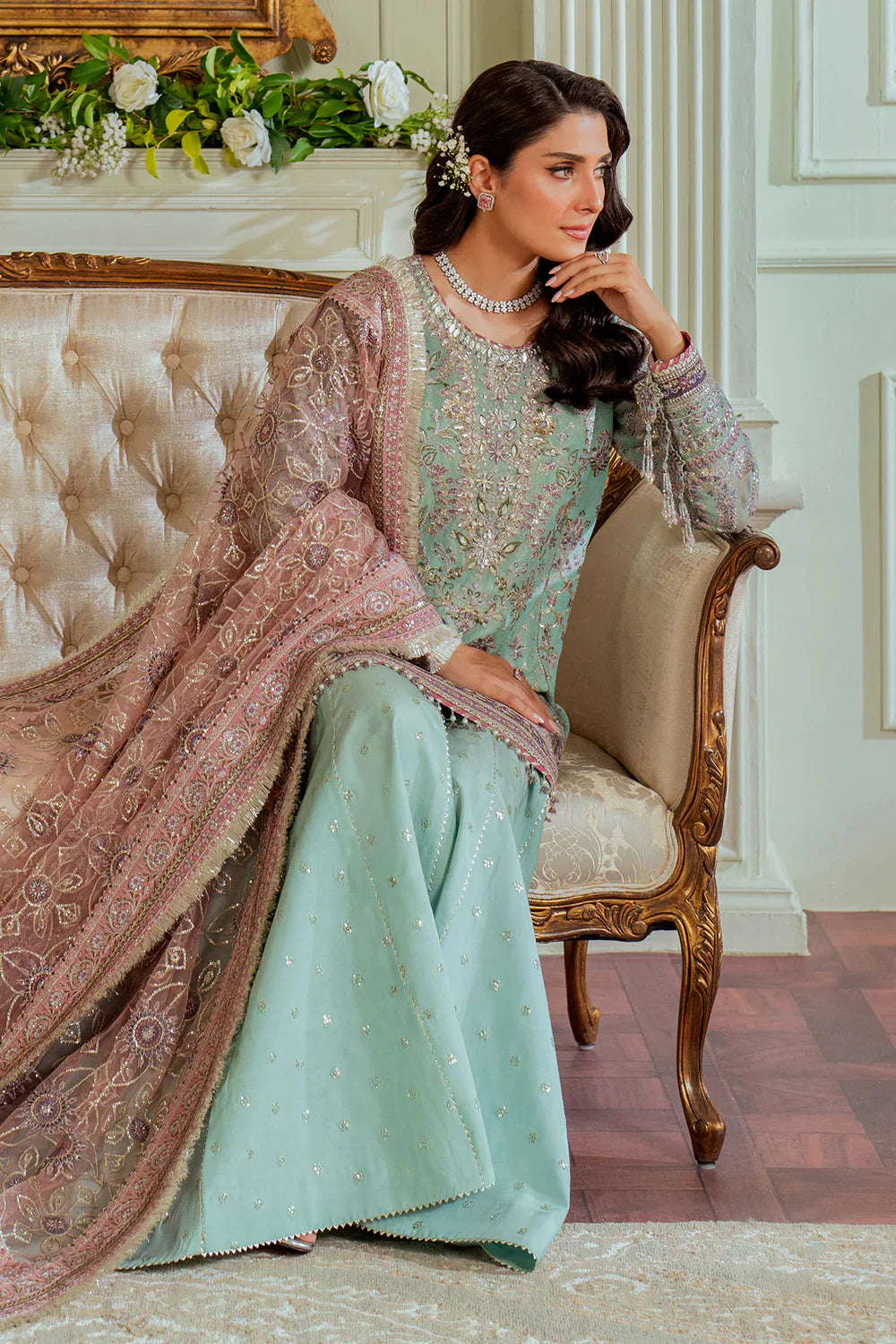 EMBROIDERED NET CH13-08