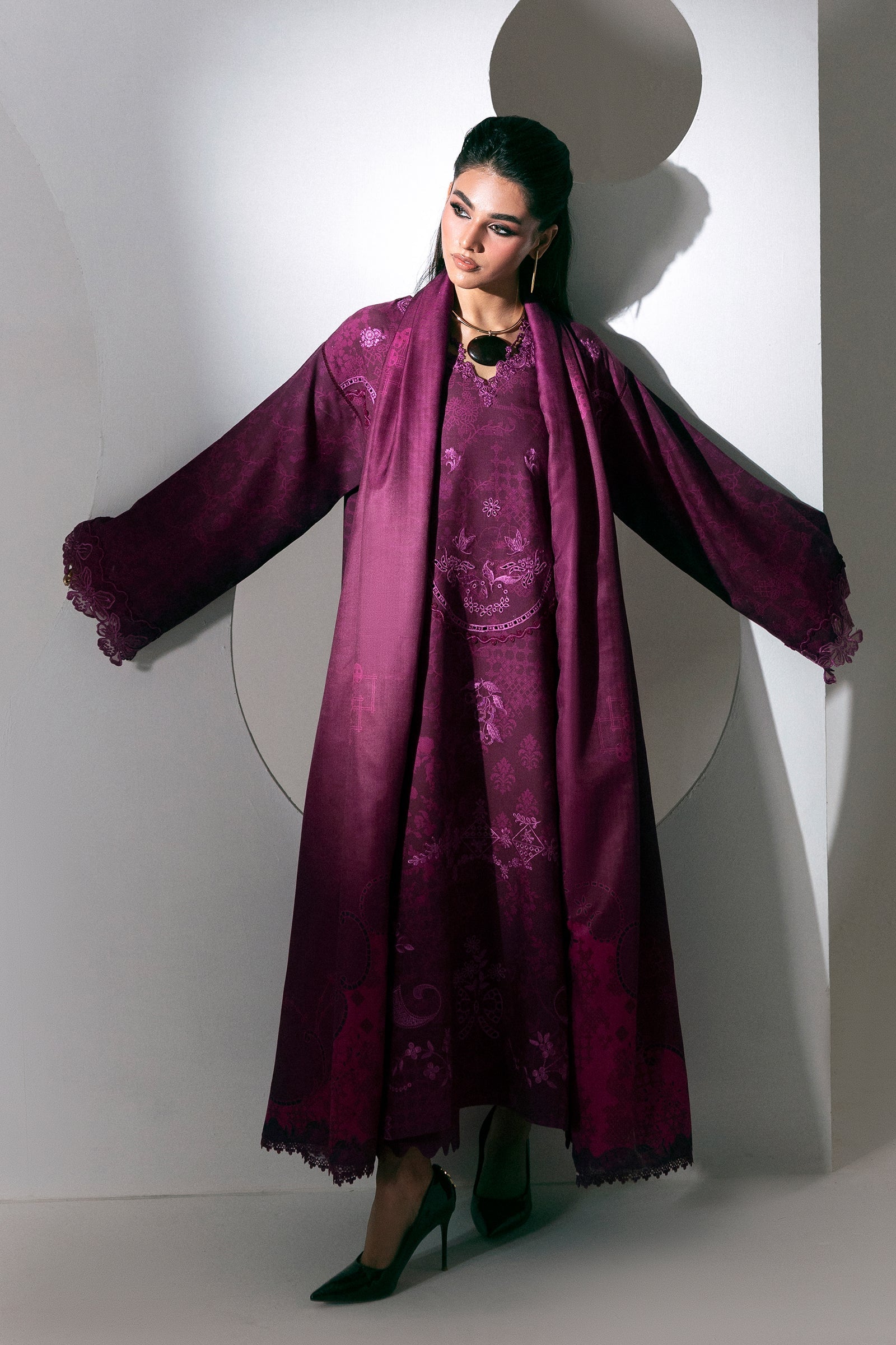 Qalamkar - QPrints Winter '26 - Linen - QPW-03 (B) Mala