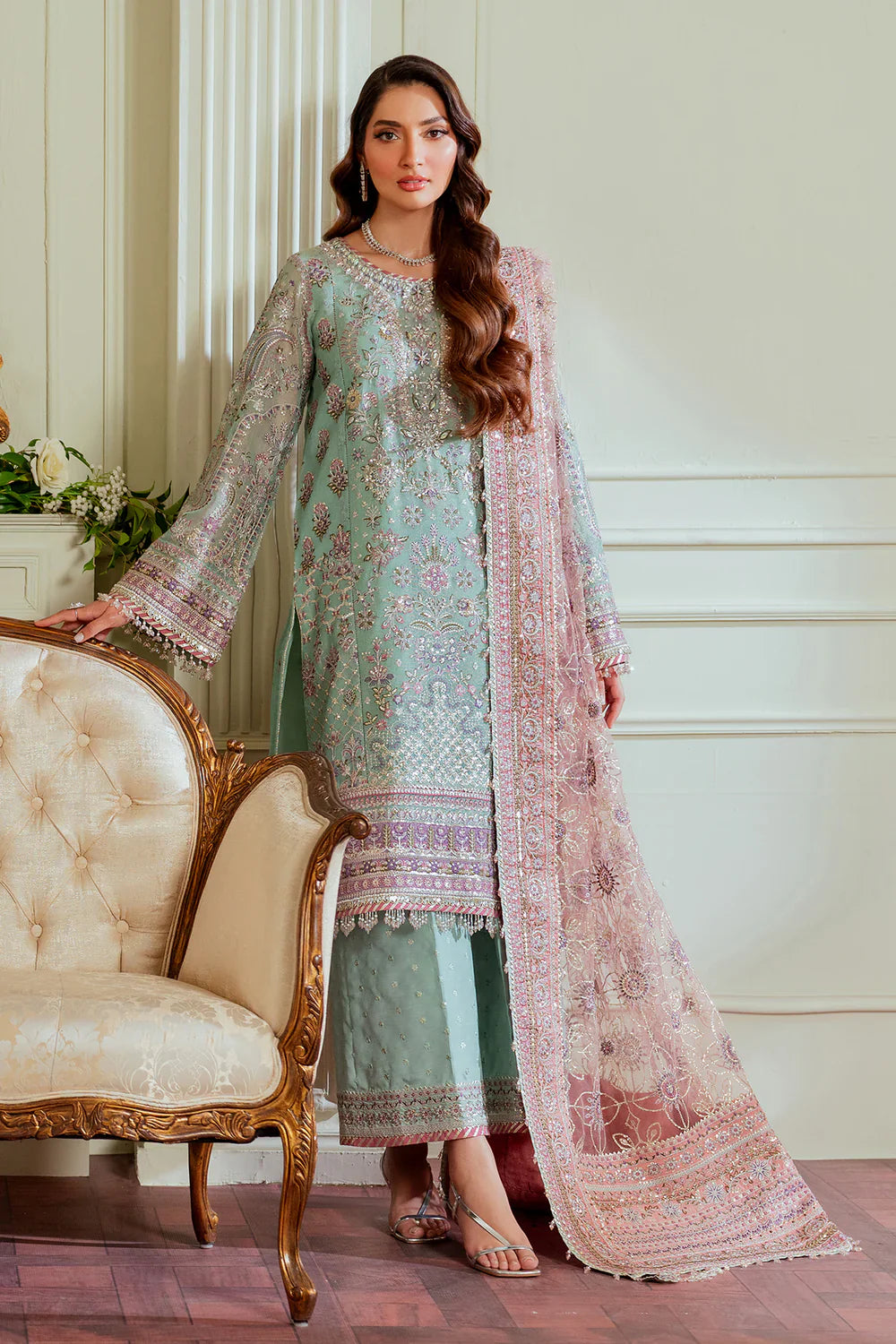 EMBROIDERED NET CH13-08