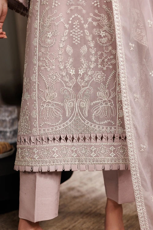 Zarif - Embroidered Chiffon - Sunehri