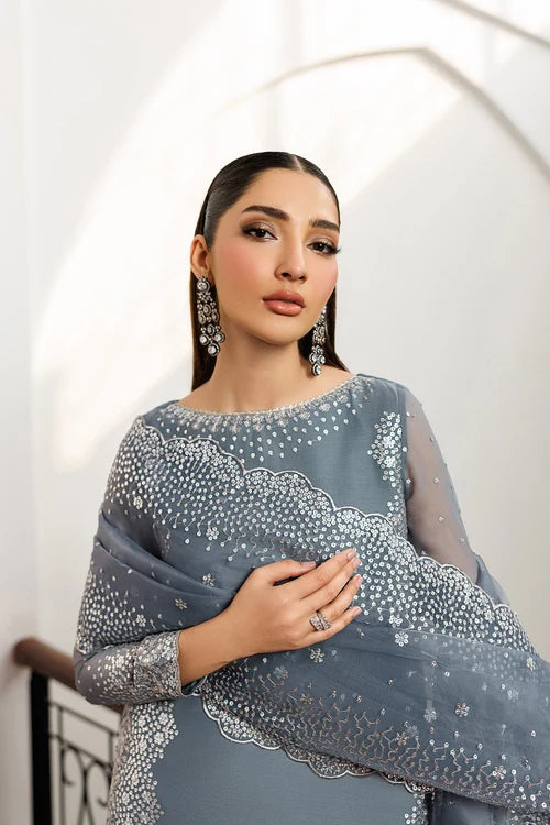 Zarif - Embroidered Chiffon - Zarmina