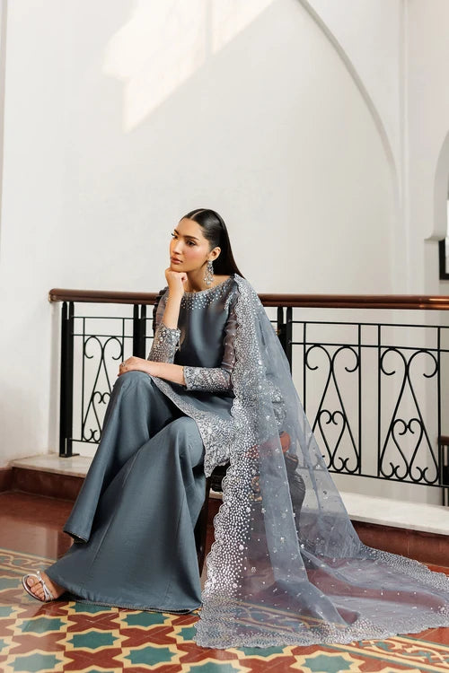 Zarif - Embroidered Chiffon - Zarmina