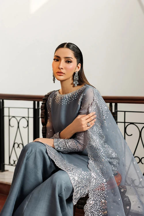 Zarif - Embroidered Chiffon - Zarmina