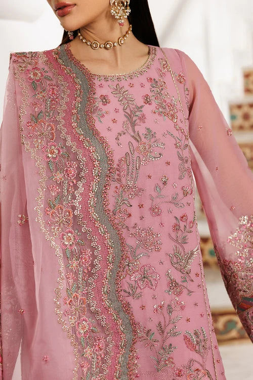 Zarif - Nourah - Embroidered Chiffon - Shayra