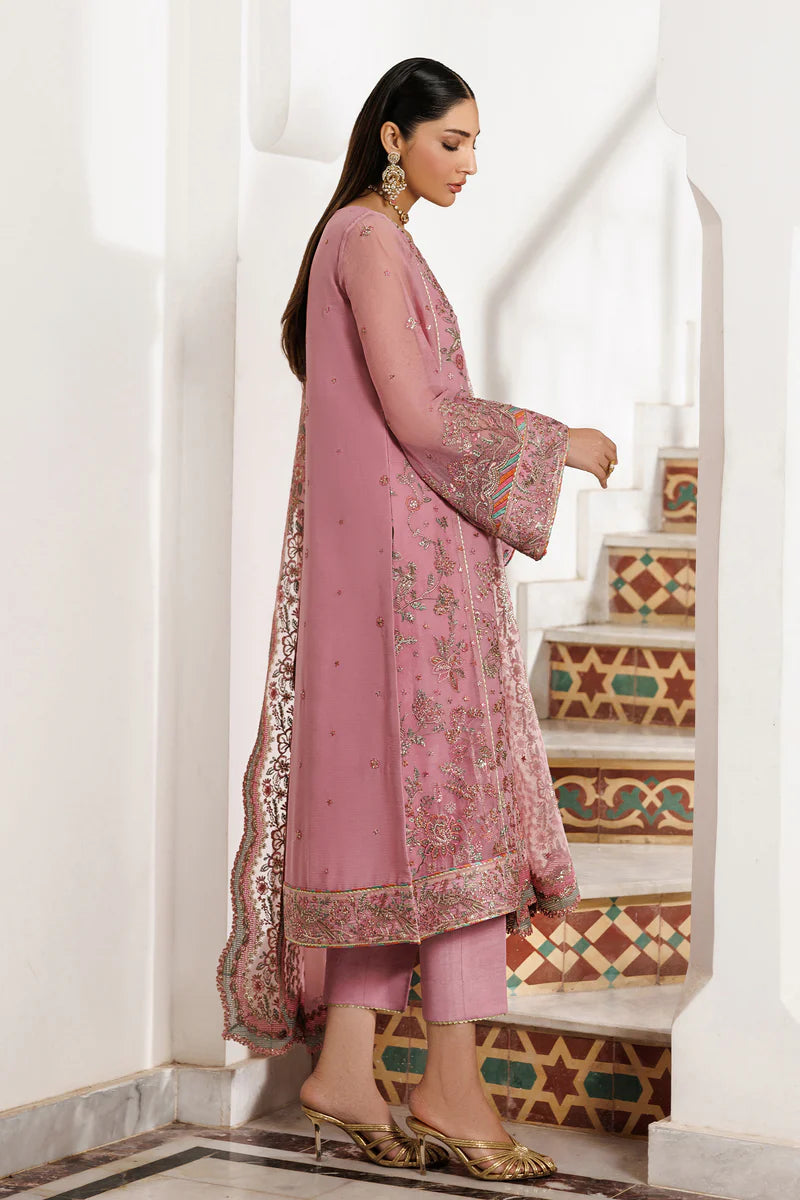 Zarif - Nourah - Embroidered Chiffon - Shayra