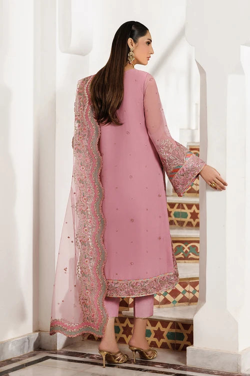 Zarif - Nourah - Embroidered Chiffon - Shayra