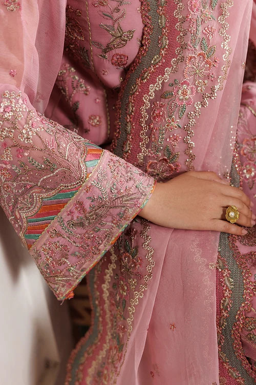 Zarif - Nourah - Embroidered Chiffon - Shayra