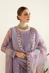 Ramsha - Luxury Embroidered Organza - E-107