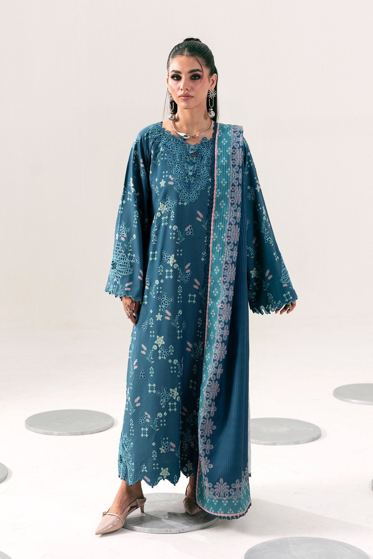 Qalamkar - QPrints Winter '26 - Linen - QPW-06 (B) Rohi