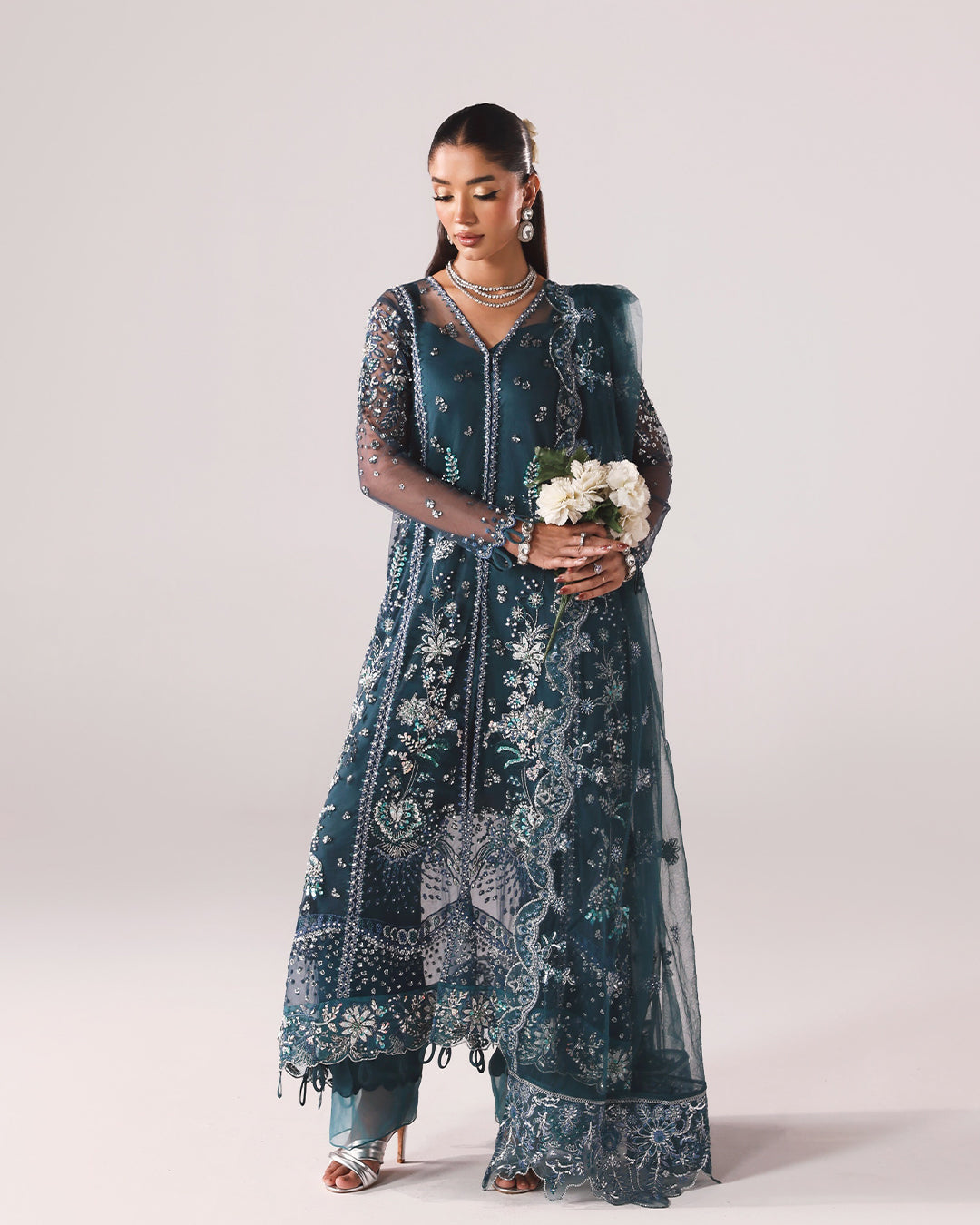 Zyra - Nikkah - Embellishment Net - Jhalak