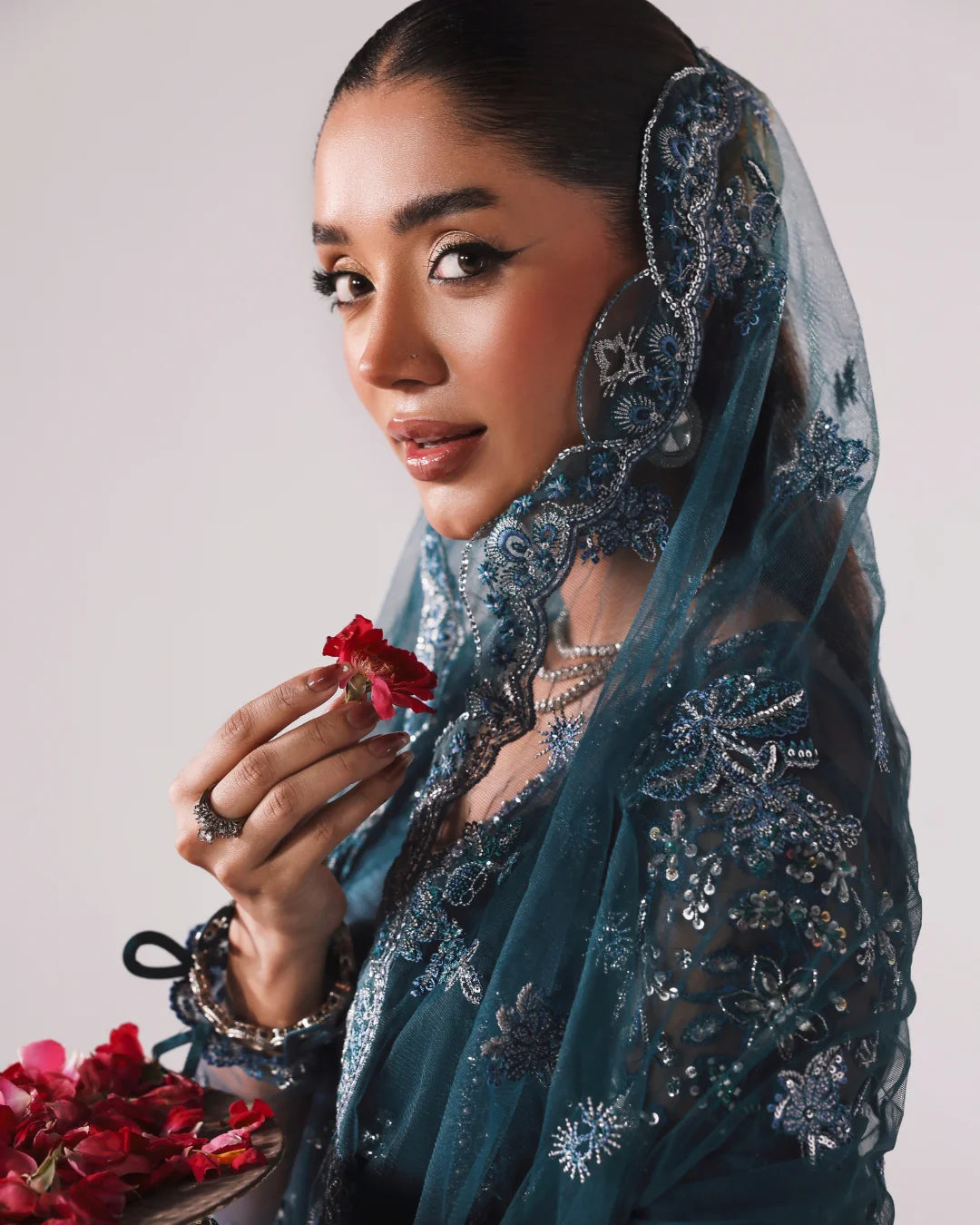 Zyra - Nikkah - Embellishment Net - Jhalak