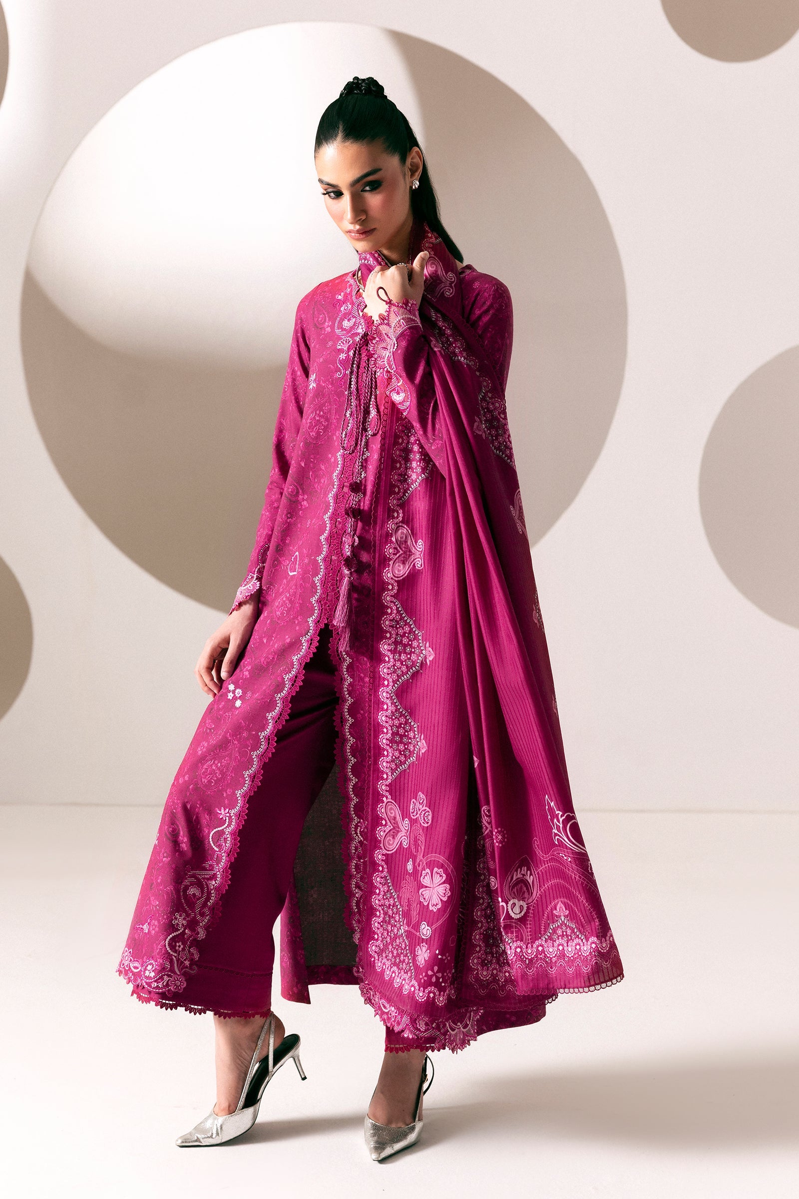 Qalamkar - QPrints Winter '26 - Linen - QPW-01 (B) Kaira