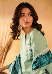 Sahar - Printed Lawn - Celadon Bloom