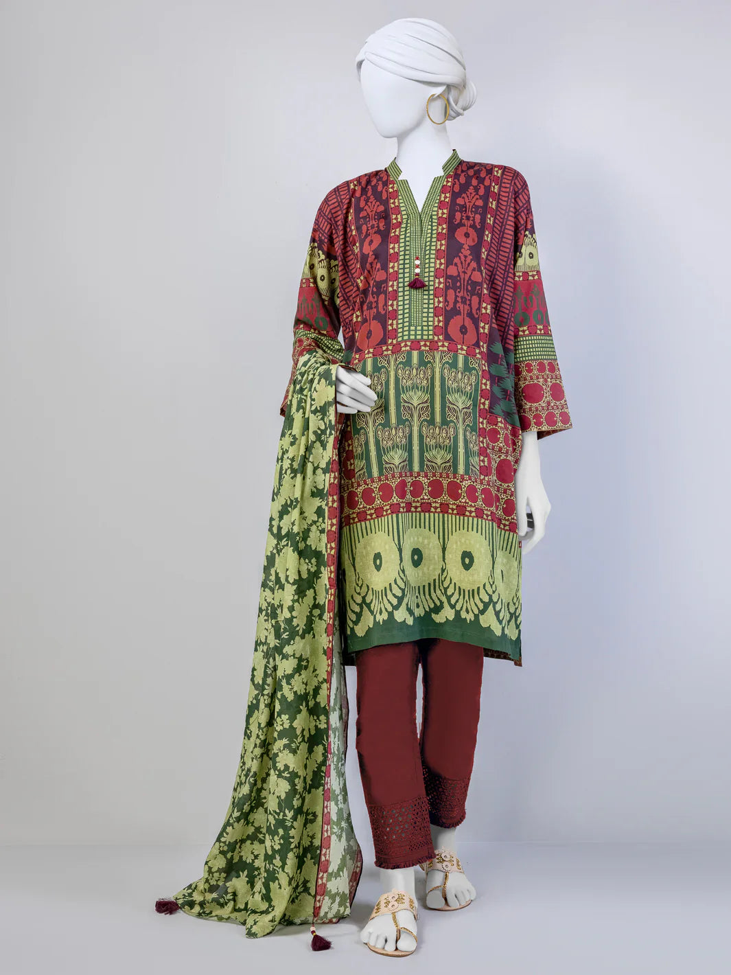 Lawn Printed 3 Piece | PLU-24-1025