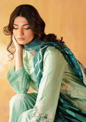 Sahar - Printed Lawn - Celadon Bloom