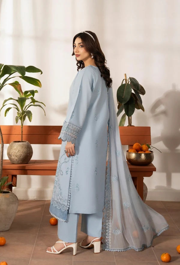 Humdum - Embroidered Lawn - Meraki - D06