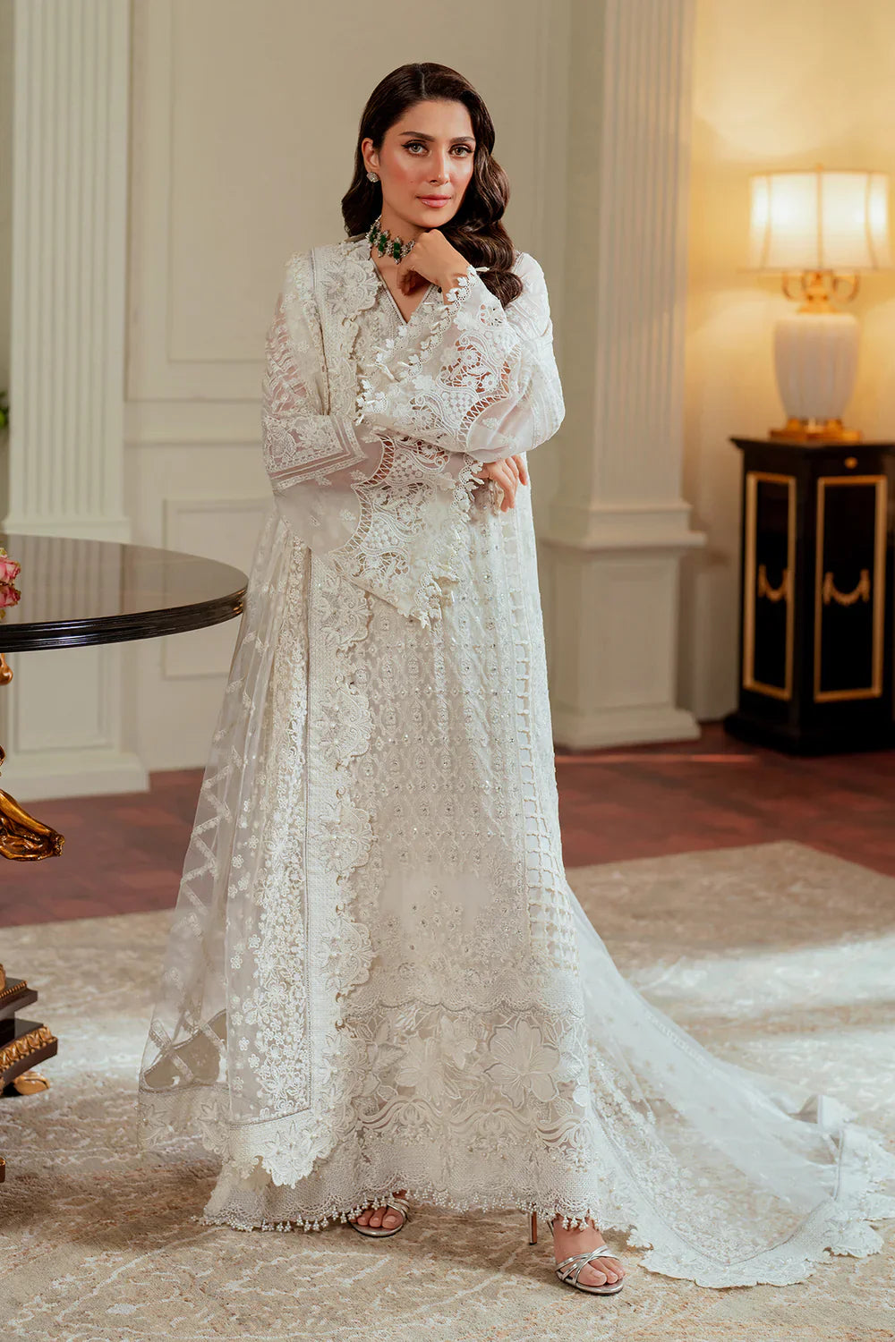 EMBROIDERED CHIFFON CH13-02