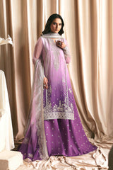 Zarif - Siraya - Embroidered Chiffon - Nigah