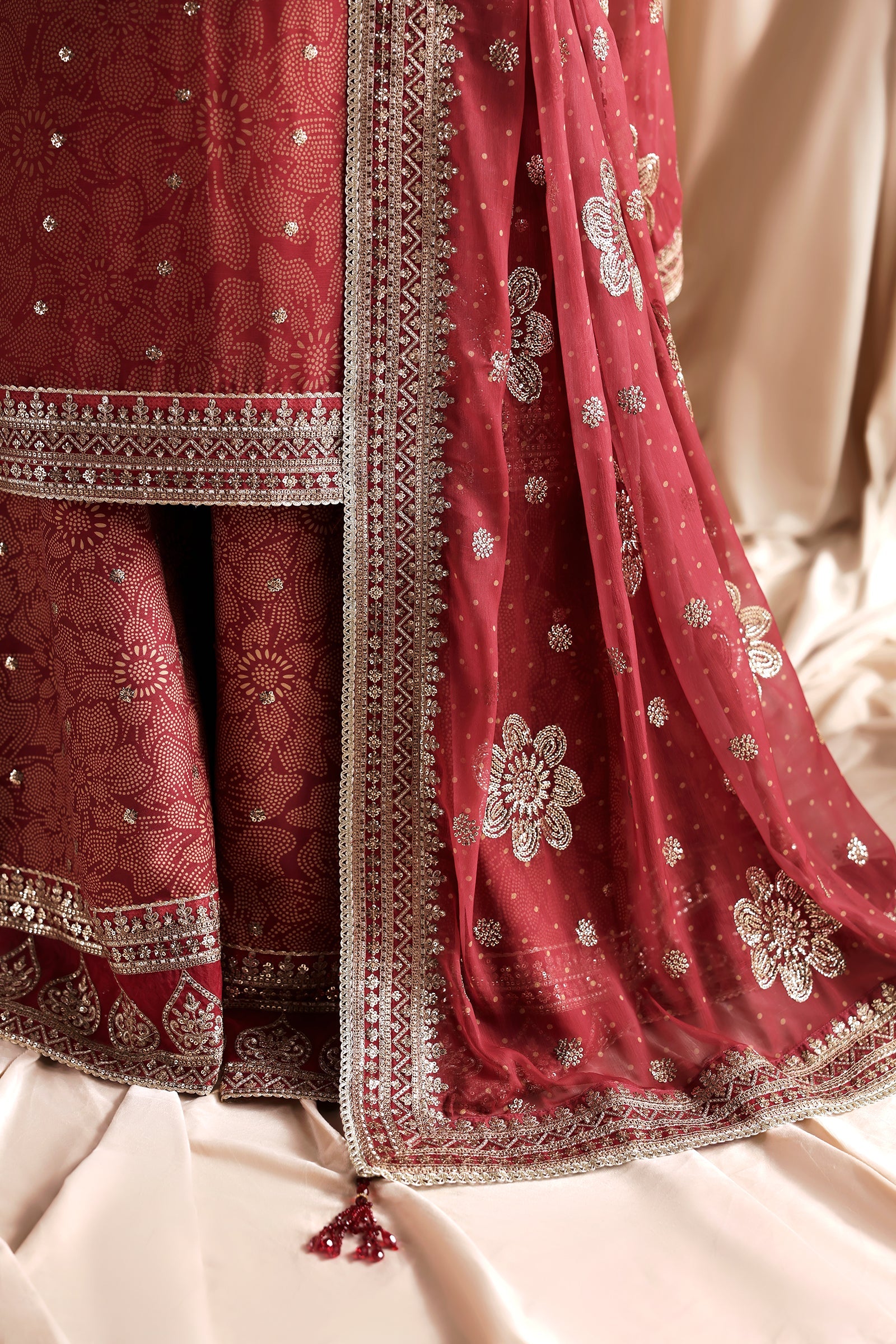 Zarif - Siraya - Embroidered Chiffon - Maheen