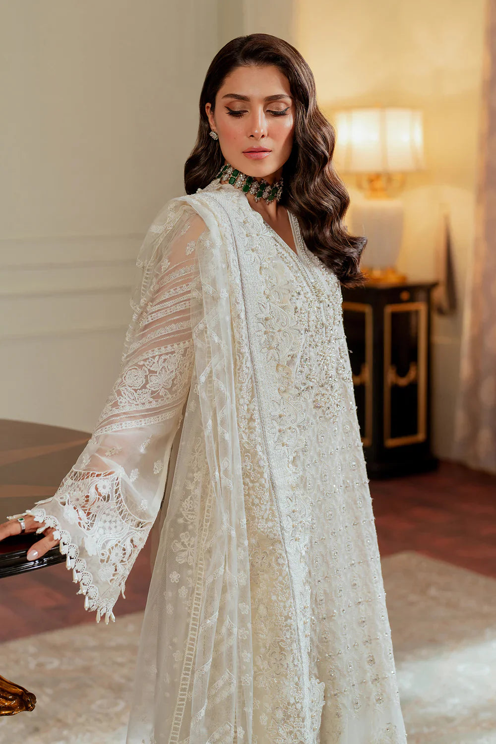EMBROIDERED CHIFFON CH13-02